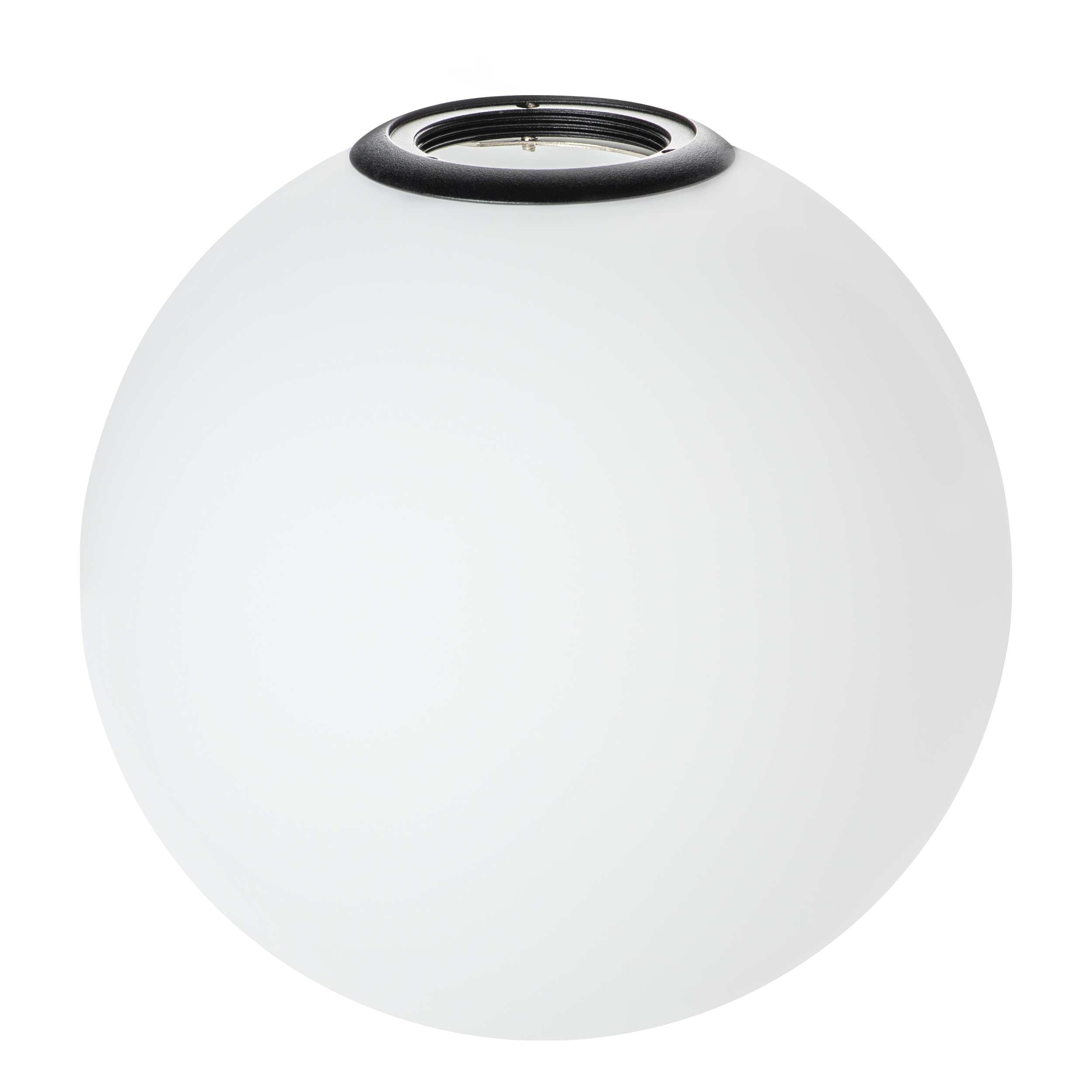Плафон с черным металлическим кольцом для трека PRO 18 см, Lightstar Teta 595130