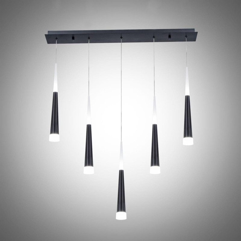 Светильник подвесной 93*10*160 см LED*35 W, 3000 К Citilux Вегас Черный CL227051