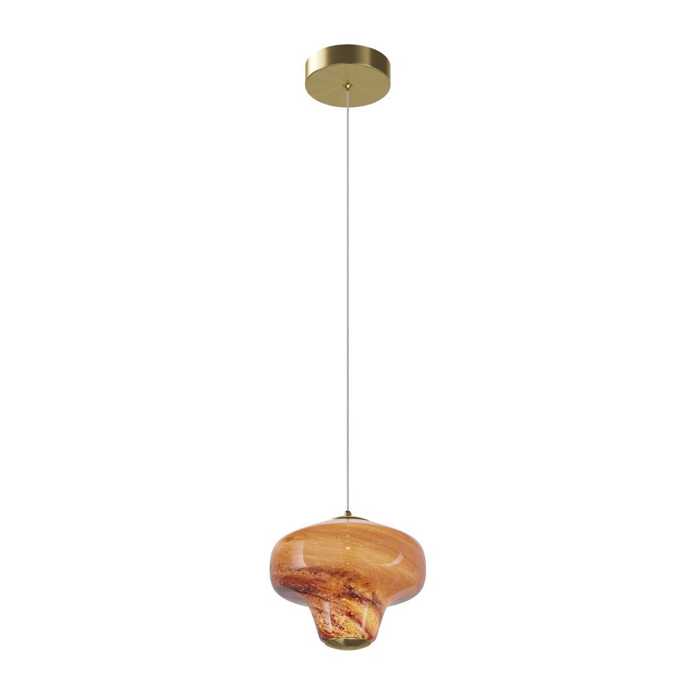 Подвесной светильник Maytoni MOD359PL-L6BS3K1 **30-320 см, *LED*6W, K, Maytoni Sirocco MOD359PL-L6BS3K1, Латунь