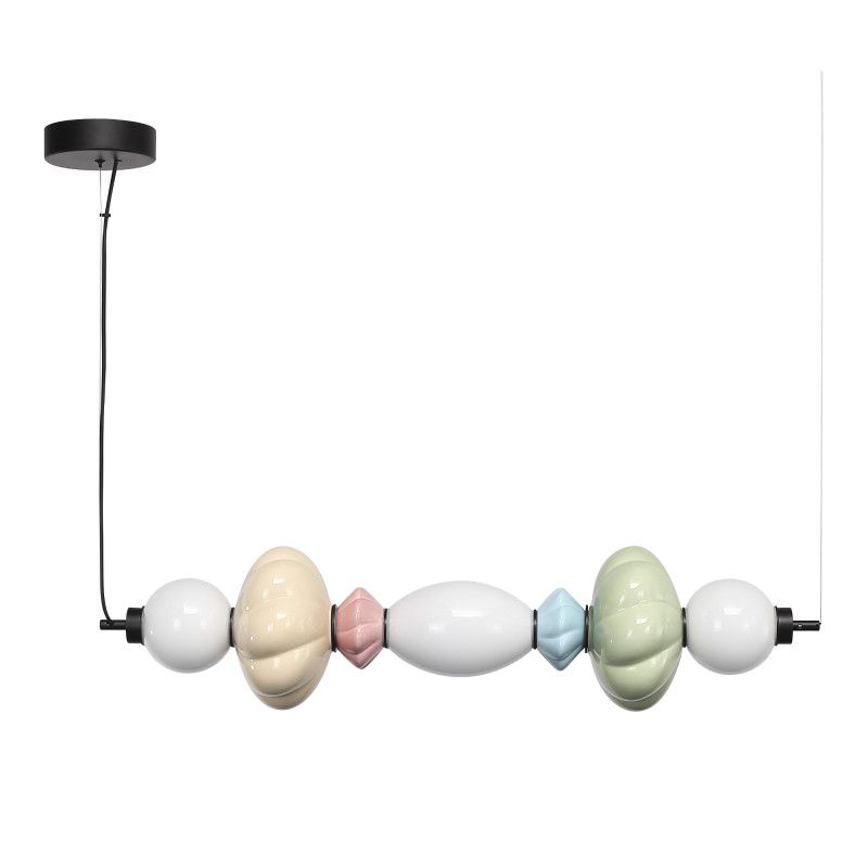 Подвесной светильник 90*20*-200 см, 1*LED, 24W, 3000K, ST-Luce Florentini SL6134.443.01, черный