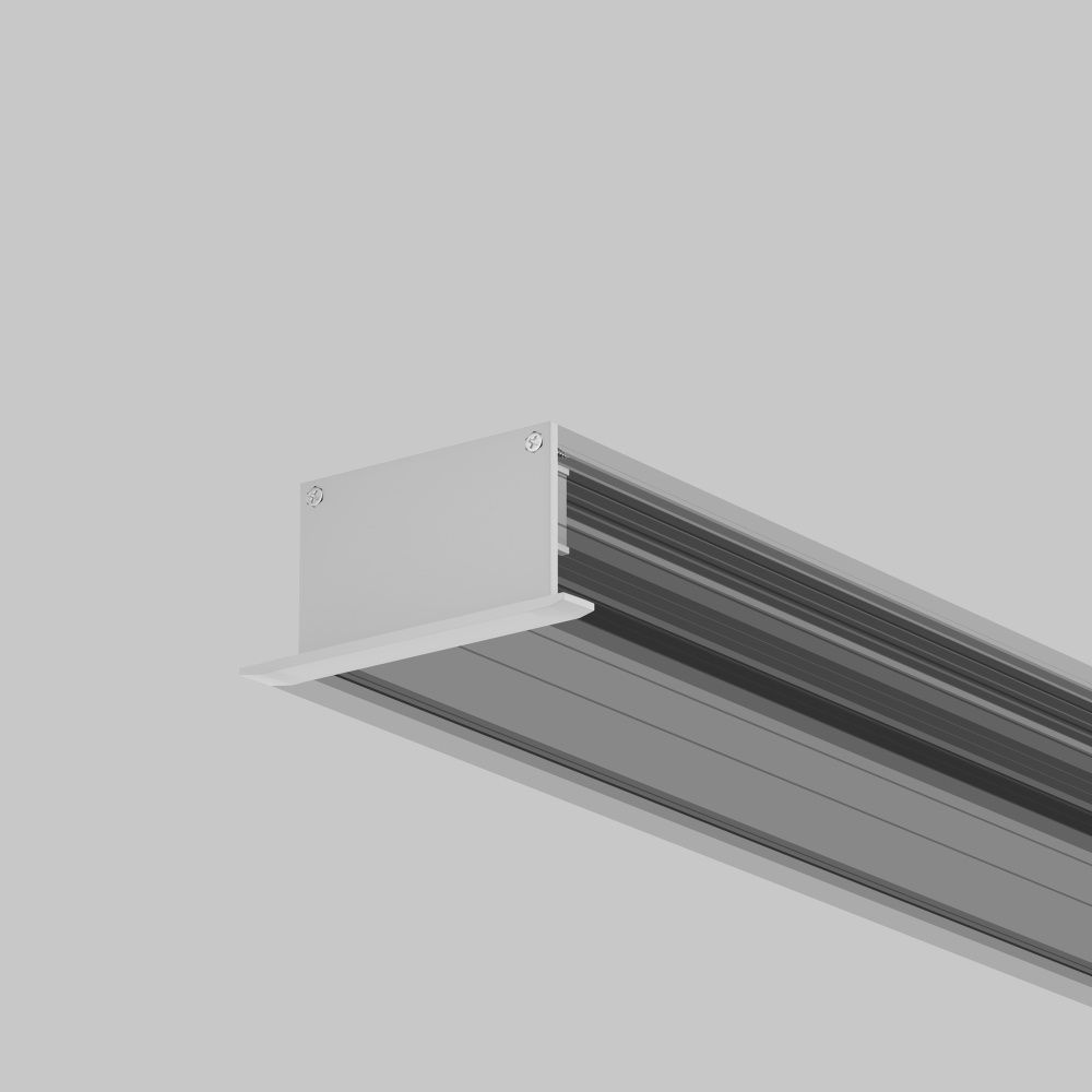 Комплект заглушек (для профиля ALM-6332-S-2M) 2 шт. 642003 Maytoni Led Strip Встраиваемый с накладным фланцем профиль Белый