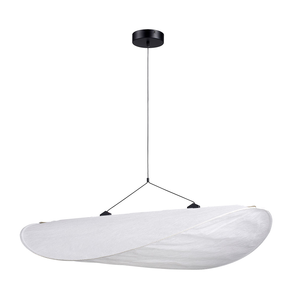 Подвесной светильник 13*80 см, 1*LED, 26W, 3000K Divinare Fiamma 5866/06 SP-26, Черный