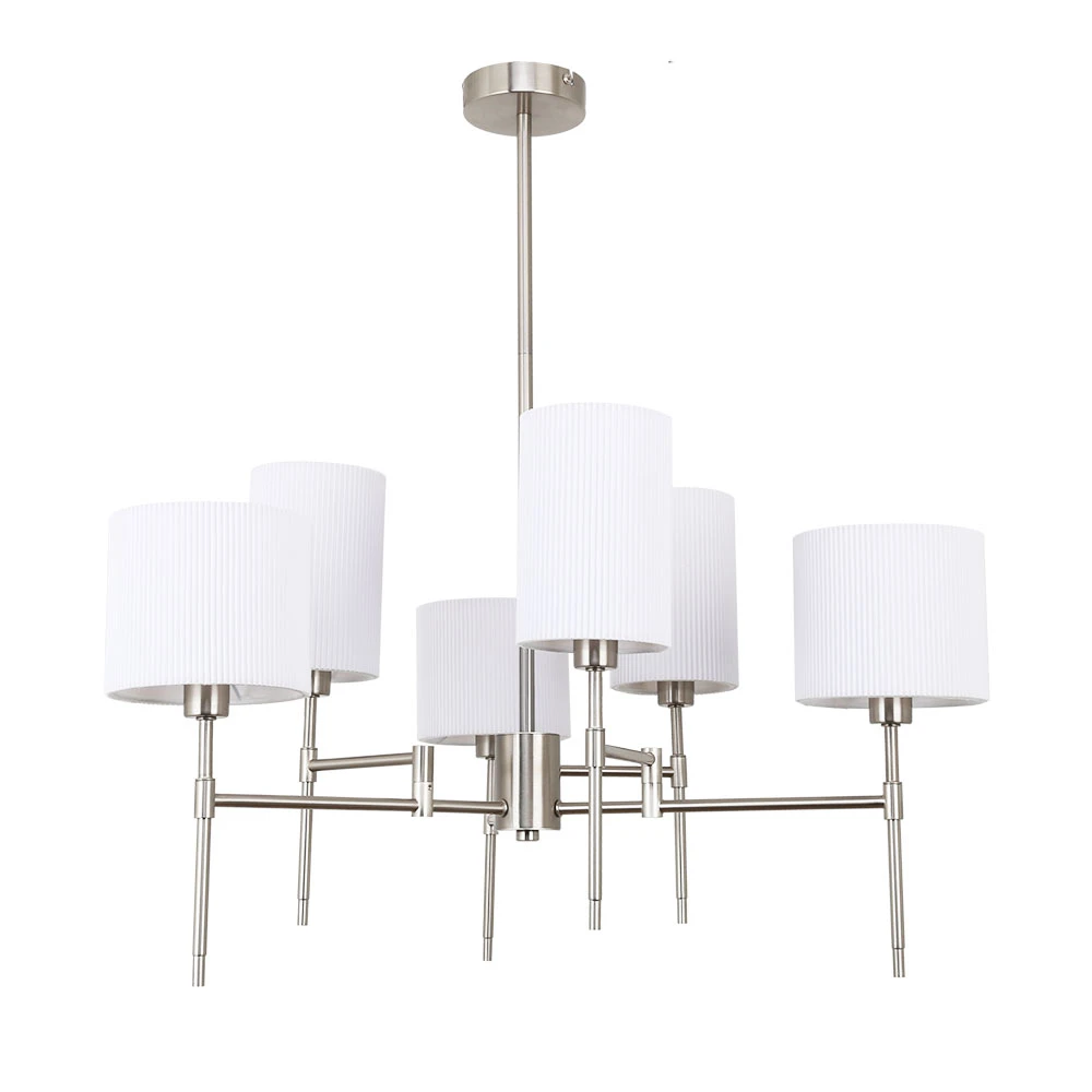 Люстра 69*69*51 см, 6*E14*40W, Arte Lamp Debora A4108LM-6SS, Матовое Серебро