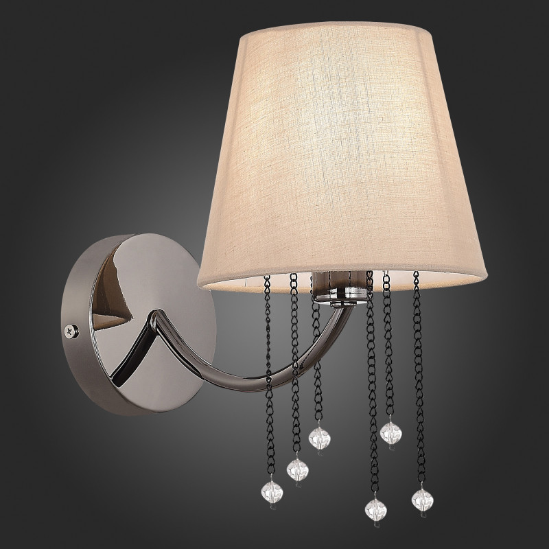 Бра 15 см, Evoluce Alluria SLE1118-801-01 Черный хром