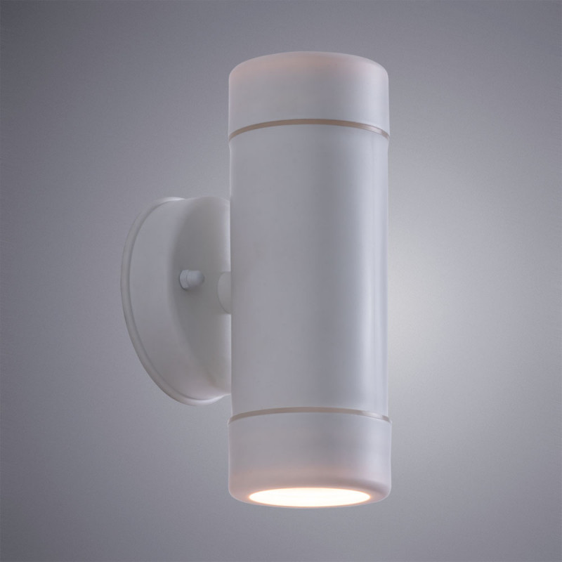 Уличный настенный светильник Arte Lamp Atlas A3503AL-2WH, белый