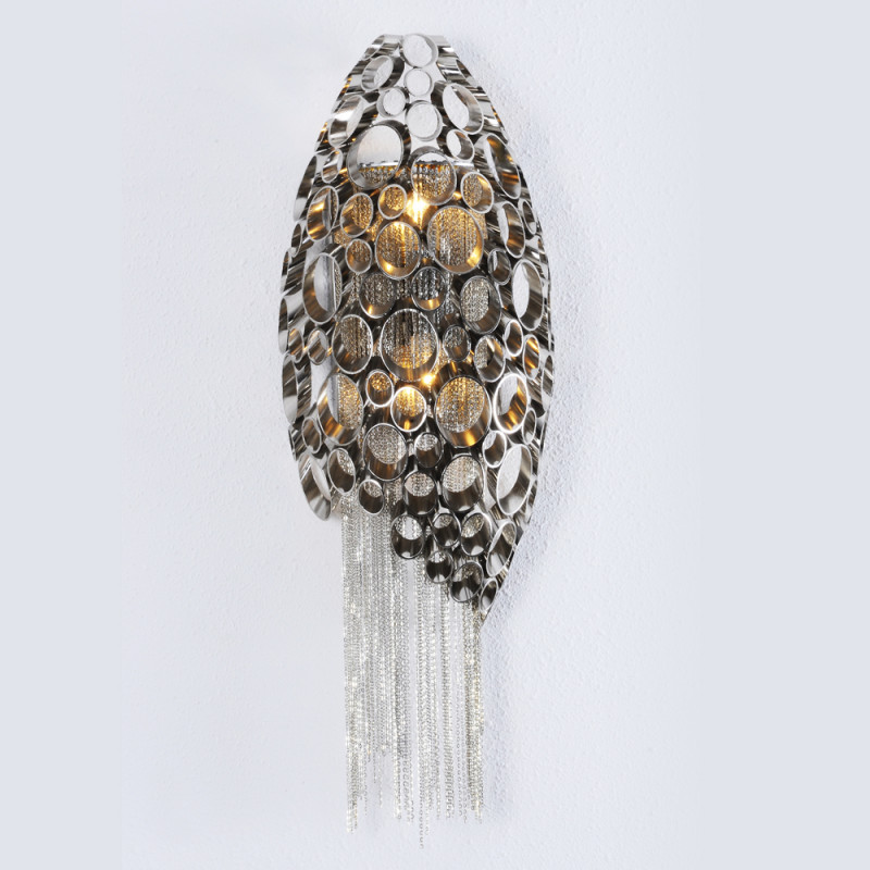 Бра 21*21 см, Crystal Lux FASHION AP2 Никель