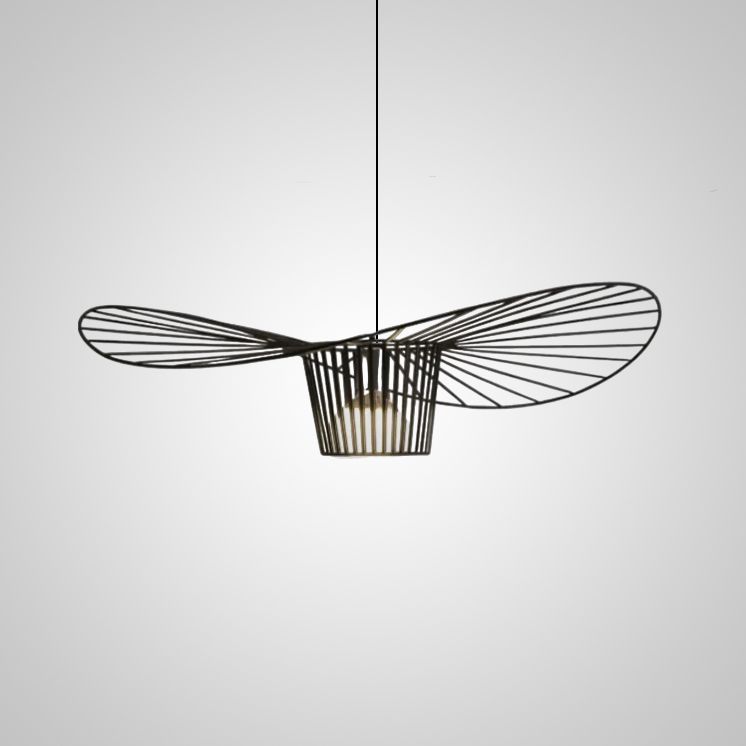Подвесной светильник HAT D80 Black 80*80*80 см, 1*E27*60W, ImperiumLoft ﻿HAT01, Чёрный