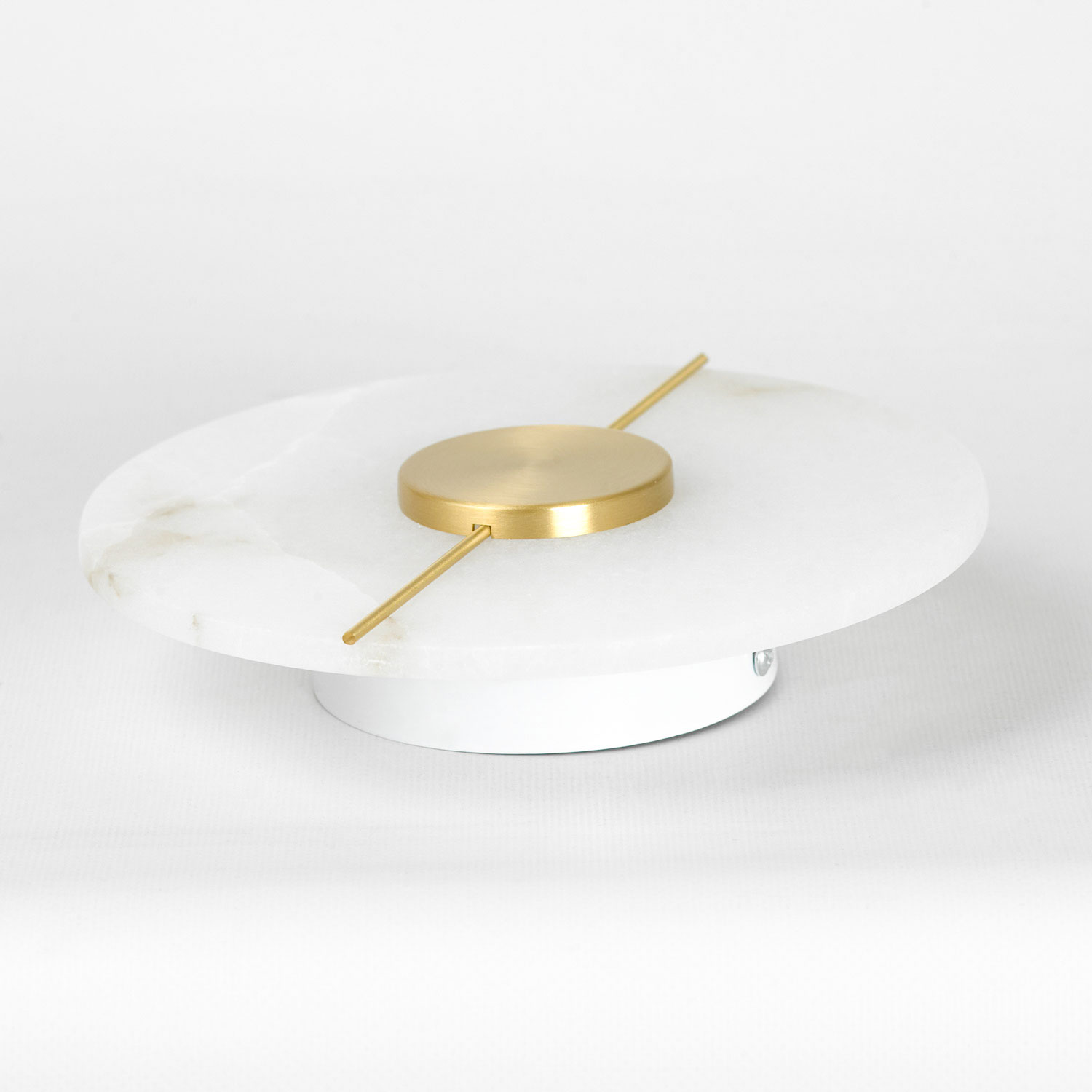 Бра настенное 20*20-20 см, 1*LED, 6W, 4000K, Lussole Platte LSP-7376, матовое золото