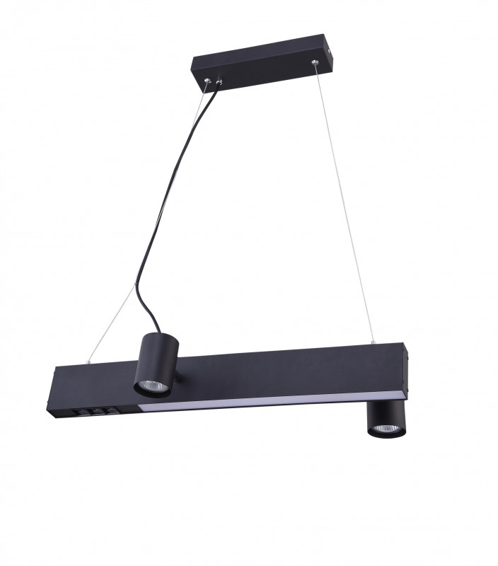 Подвесной светильник 11*60*120 см, 2*LED / GU10 черный Vele Luce Chela VL10142P02
