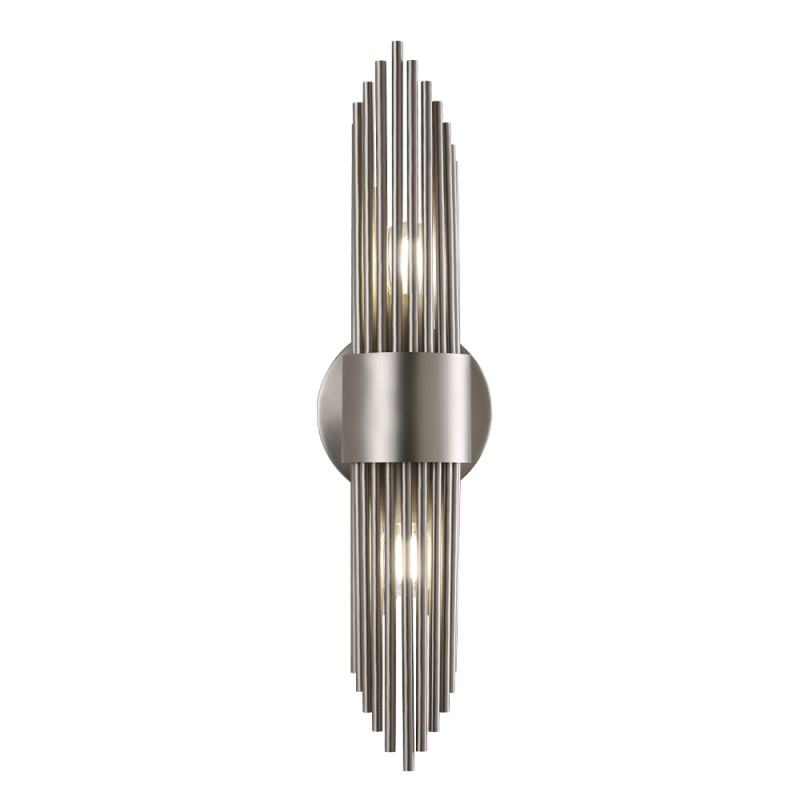 Бра 46 см, Crystal Lux RUDOLFO AP2 NICKEL, никель