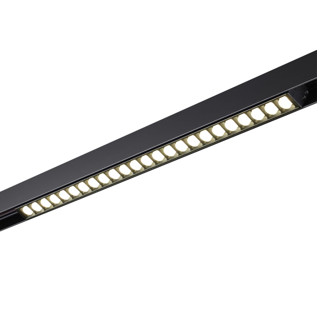 Трековый светильник 49 см для низковольного шинопровода Novotech Flum 358420, LED, 4000K, черный