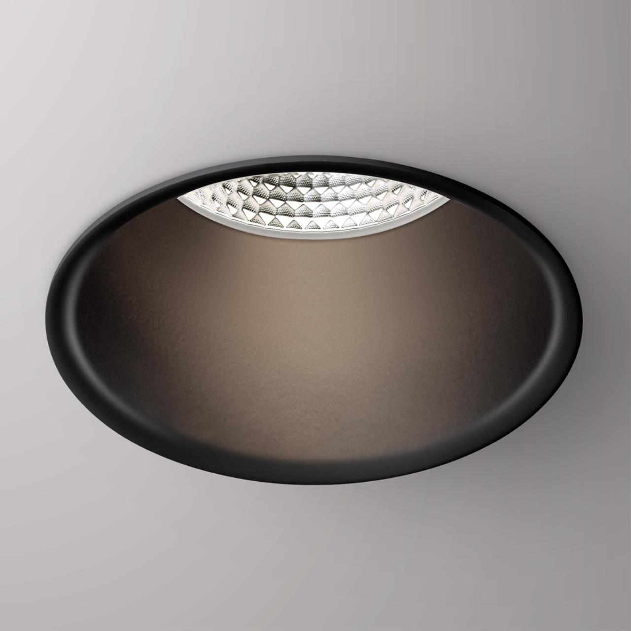 Светодиодный светильник 9 см, 18W, 3000-6000K, Novotech Spot Lang 358911, черный