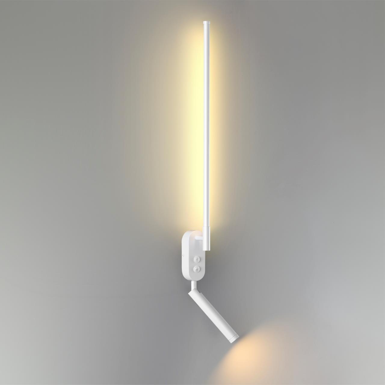 Бра 9,7*5*80,6 см, LED 9W*3000 К, Lumion Ferris белый, 5681/9WL