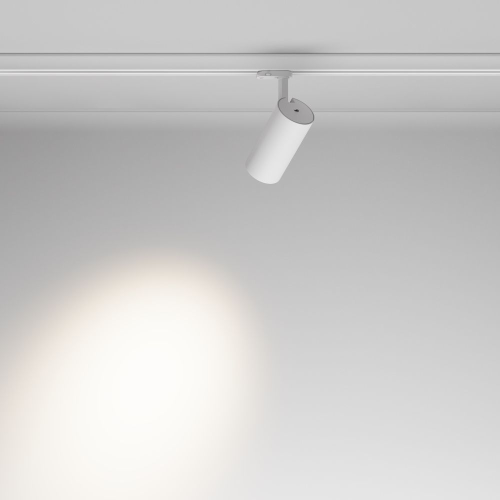 Трековый светильник 9*24 см, *LED*40W, K, Maytoni Focus Led TR197-3-40WCCT-M-W, Белый