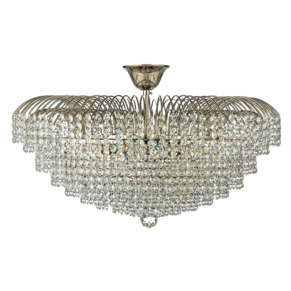 Люстра *60*33 см, 10*E14*40W, Arti Lampadari Elba Elba E 1.2.60.100 N, Матовый никель