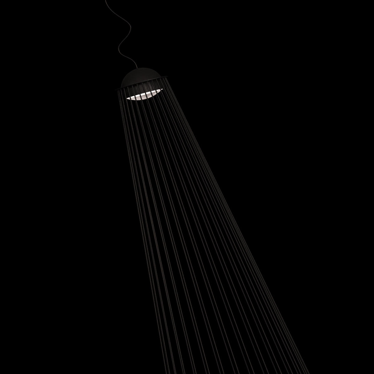 Подвесный светильник 59*210 см, 1*LED*30W 3000K LOFT IT Beam 10292/C Black черный