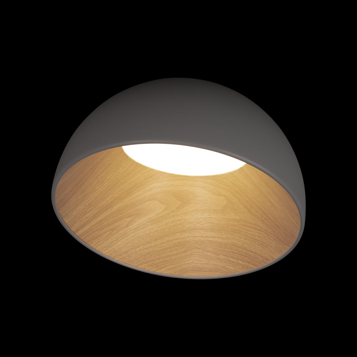 Потолочный светильник 35*22 см, 1*LED*24W 4000K серый LOFT IT Egg 10197/350 Grey