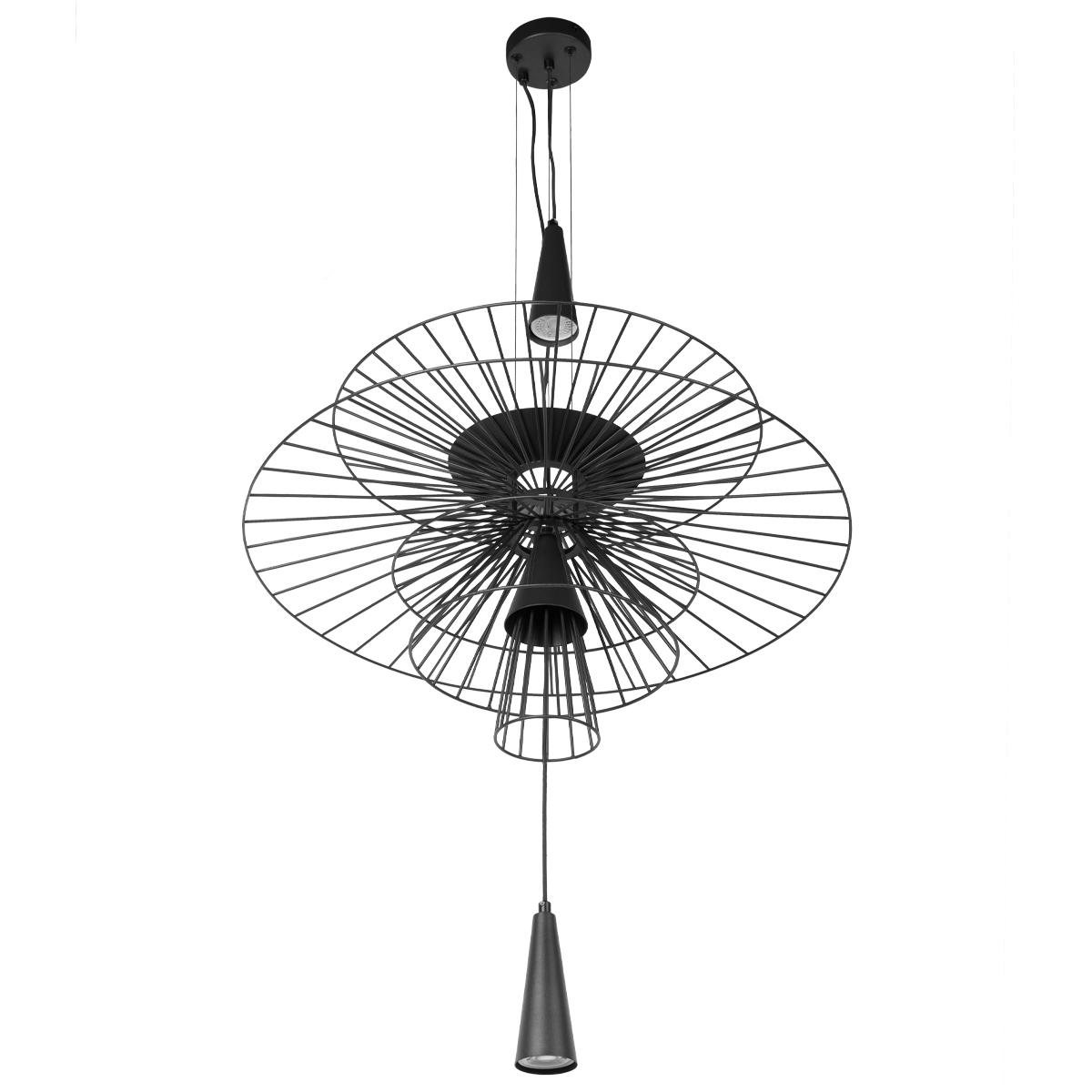Подвесной светильник 60 см, Loft IT Star 10141/600 Black, черный