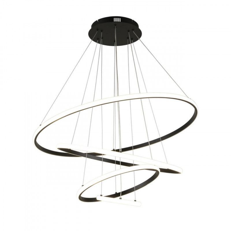 Каскадная люстра 80*60-150 см 100W, 4000K, Aployt JANINA APL.018.03.100, черный