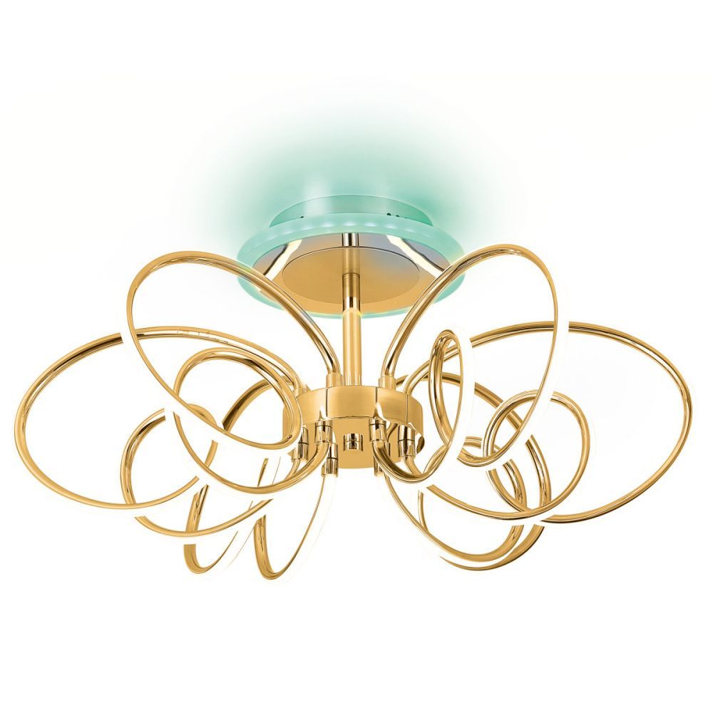 Светильник 62 см, 100W, 3000-5500K, Citilux SALMA SMART CL224A162 RGB LED, золото