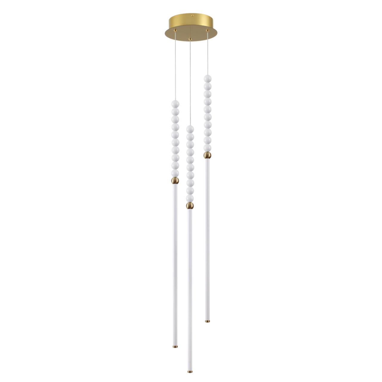 Подвесной светильник 20*180 см, 1 LED*33W, 3000 К, Odeon Light Monella, античная бронза 6639/33L