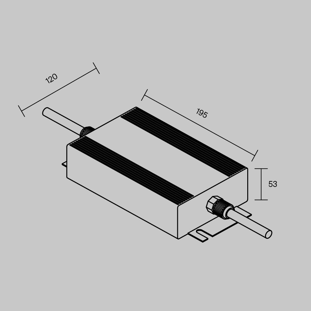 Источник напряжения PSL008 24V 400W IP67 822008 Maytoni