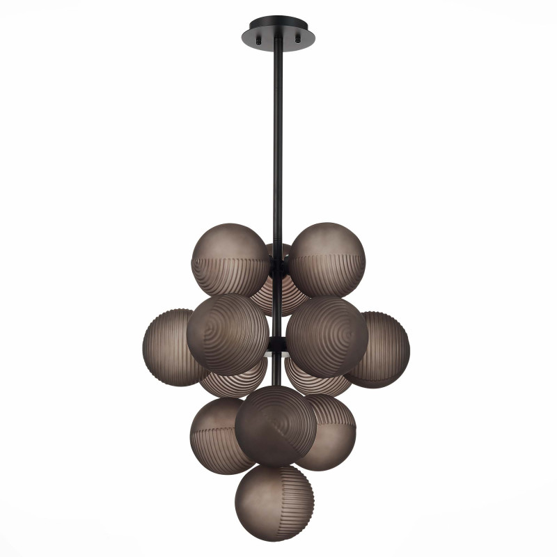 Люстра подвесная 50*96 см, 13 G9 5W, 4000K, Черный, St Luce Todo SL1184.403.13