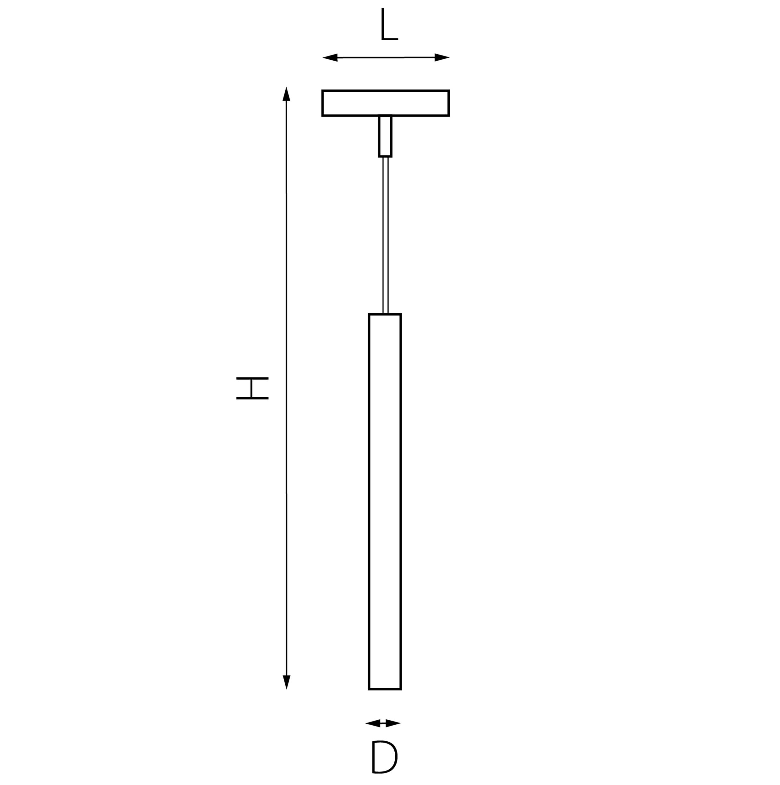 Светильник подвесной д/1-фазн трека LINEA 4*20/150 см, LED 7W 4000K Lightstar Linea 236247 черный