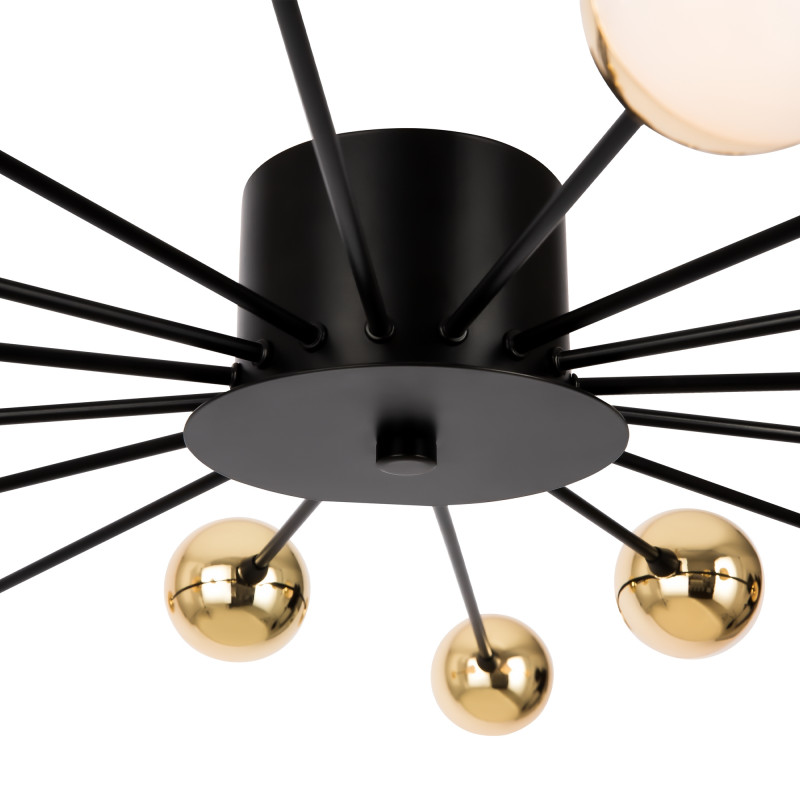 Светильник 84 см, Freya Celebrity FR5242CL-16B, черный-золото