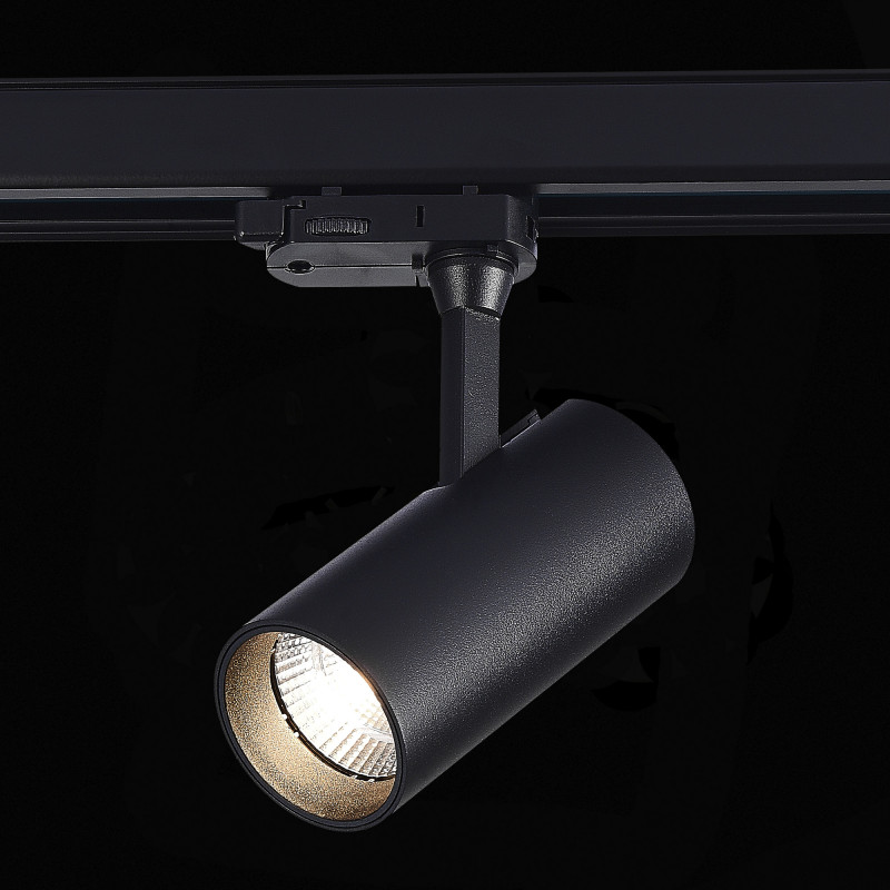 Трековый светильник 13*6 см, 10W 3000K ST LUCE Трехфазная трековая система ST661.436.10 Черный