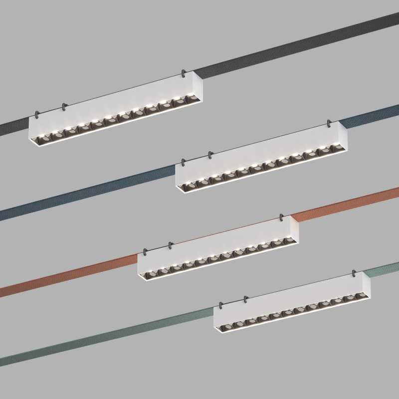 Светильник на шине 32,3*4*4,5 см, LED * 12W, 4000K, Denkirs Belty Grill DK5570-WB, белый