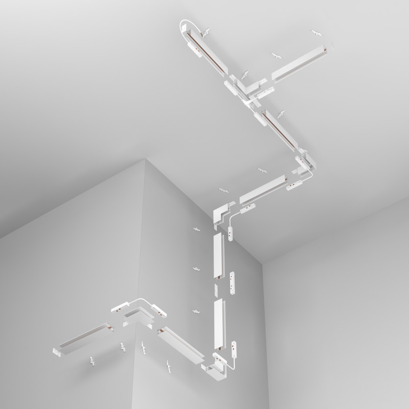 Шинопровод 200 см накладной/подвесной для трековых светильников Busbar trunkings Exility TRX034-412W