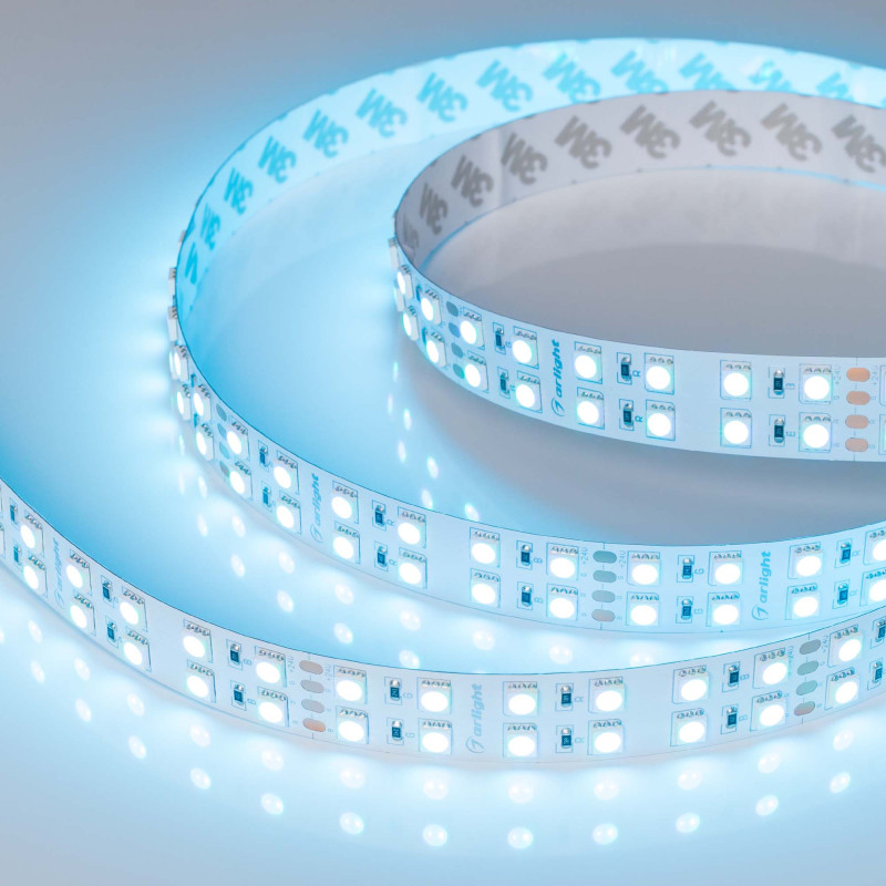 Лента RT-B144-19mm 24V RGB (34.4 W/m, IP20, 5060, 5m) (Arlight, Открытый) 012905(2). Цена указана за 5 метров. Продается кратно 5 метрам.