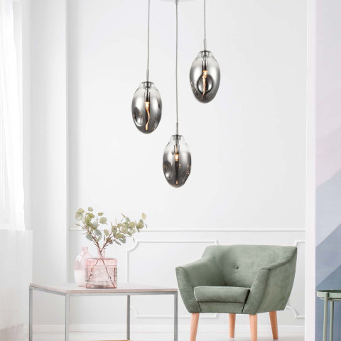 Подвесной светильник  37*150 см, 3*G9 хром Vele Luce Lucy VL5613P23