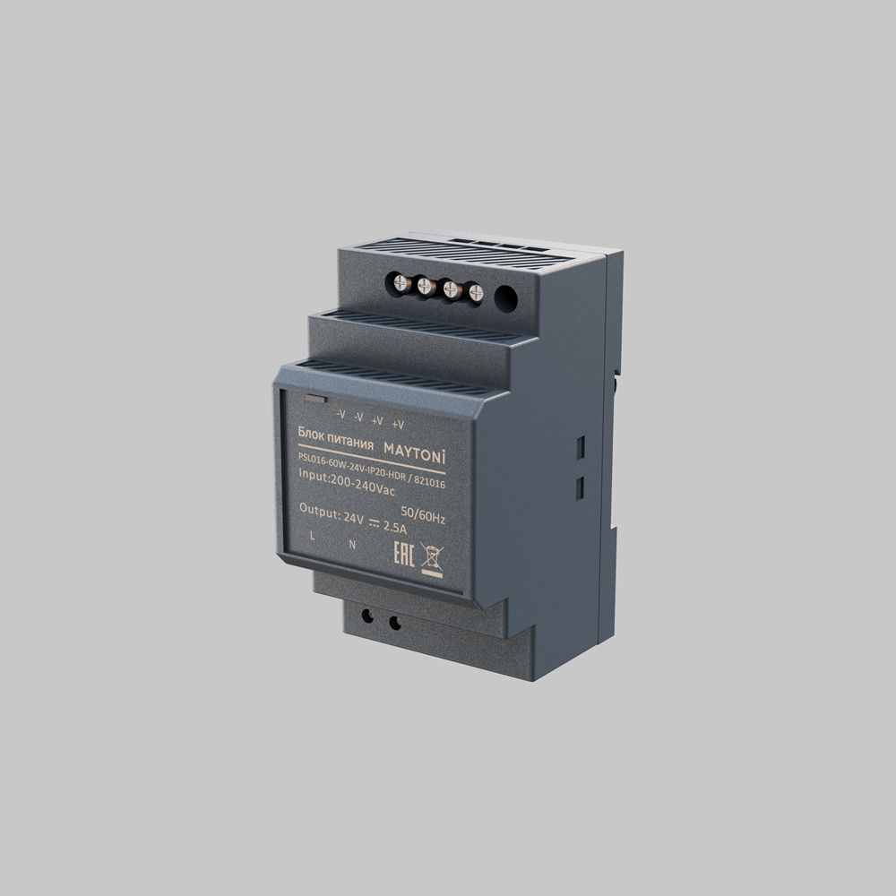 Источник напряжения PSL016 24V 60Вт IP 20 Maytoni 821016 