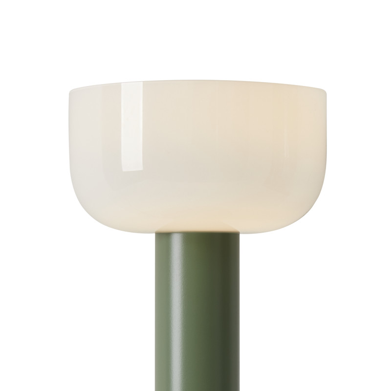 Настольная лампа 15*15*35,5 см, LED, 5W, 3000К, Freya Barries FR6185TL-L5GN зеленый