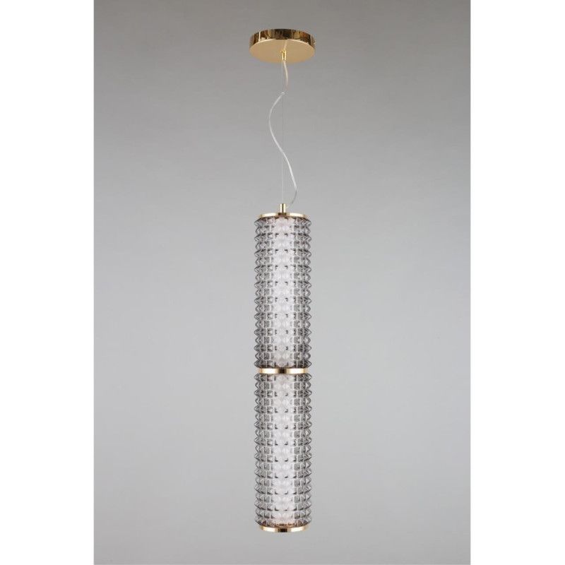 Подвесной светильник 15*105-210 см, 1*LED, 29W, 3000K, Aployt Ozann APL.331.16.29, золотой