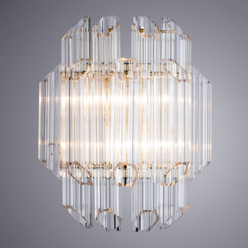 Настенный светильник Arte Lamp Jastin A2848AP-2GO золото