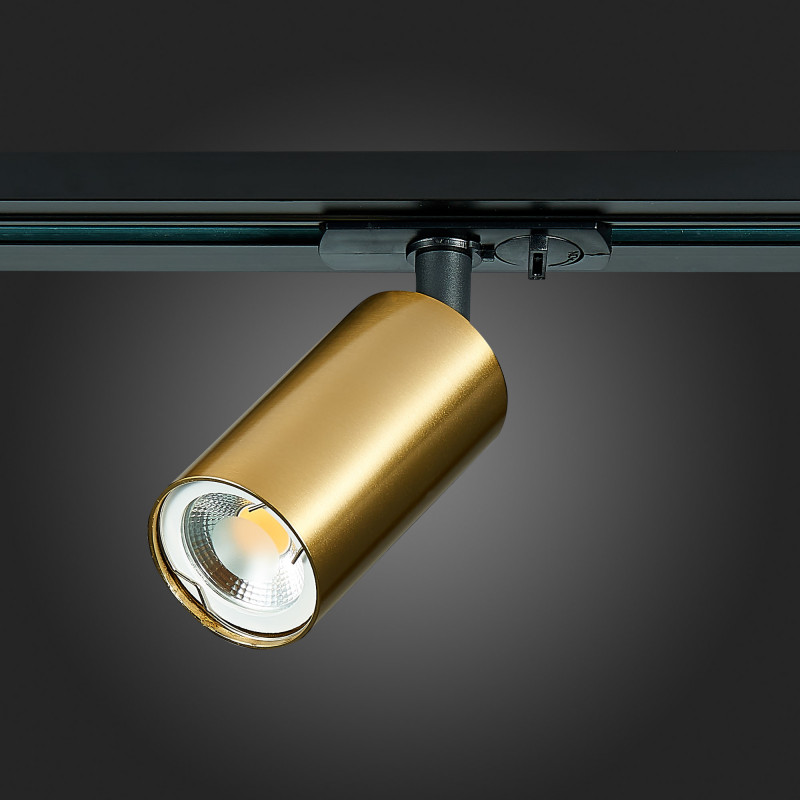 Трековый светильник 10*5 см, 50W, ST LUCE ST300.206.01 Золотистый