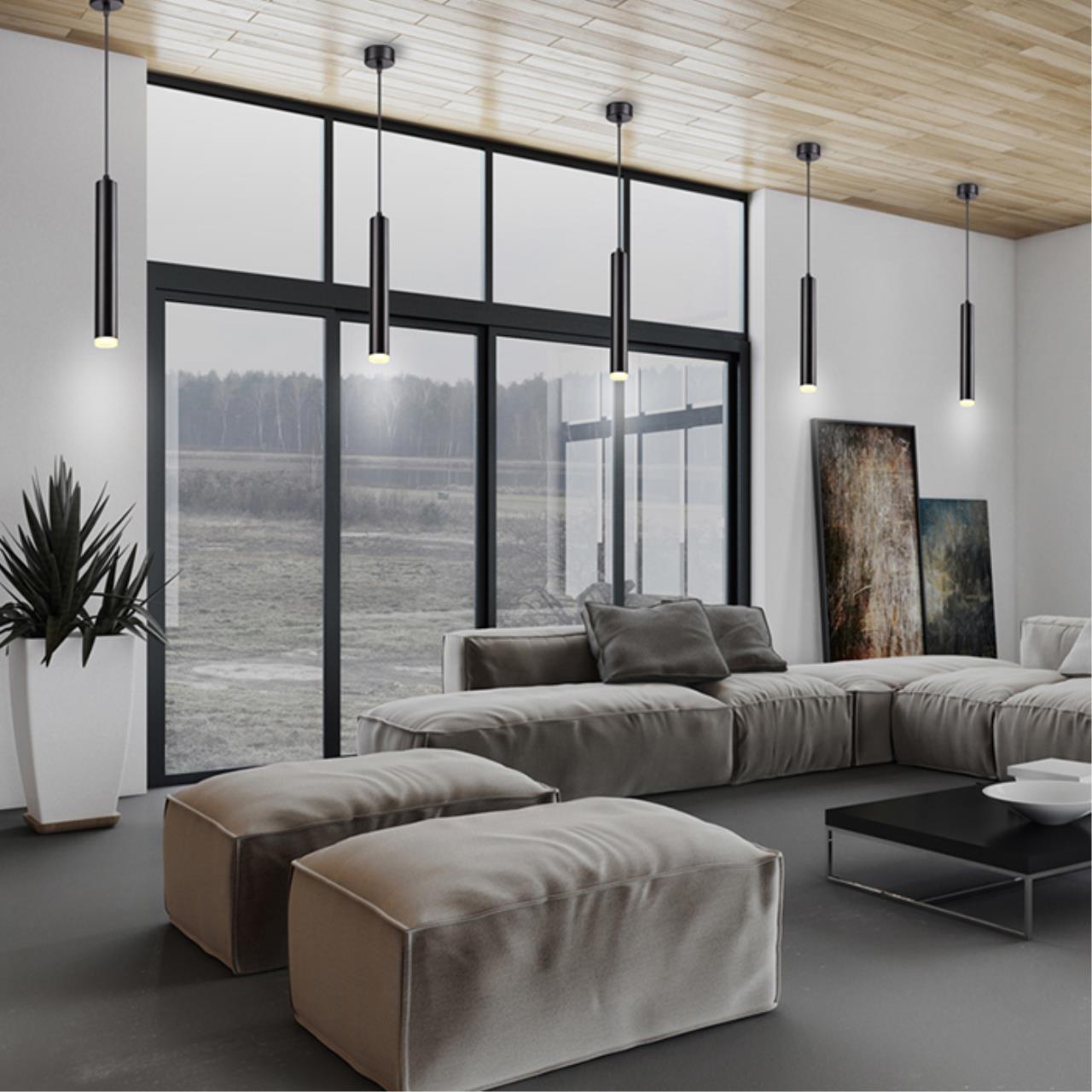 Подвесной светодиодный светильник Novotech Modo 358130, 10W LED, 3000K, черный