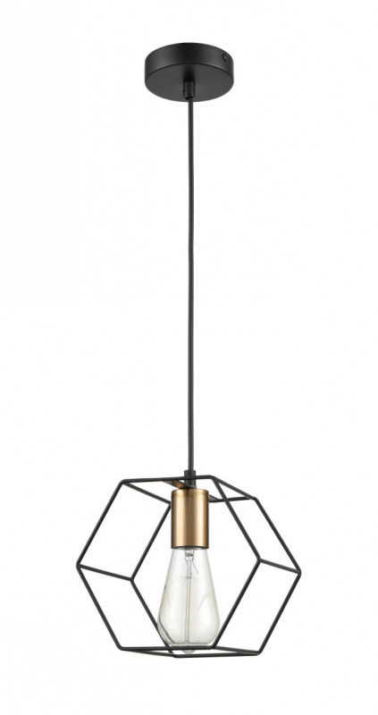 Подвесной светильник  20*149 см, 1*E27 черный, золото Vele Luce Luca VL6232P01