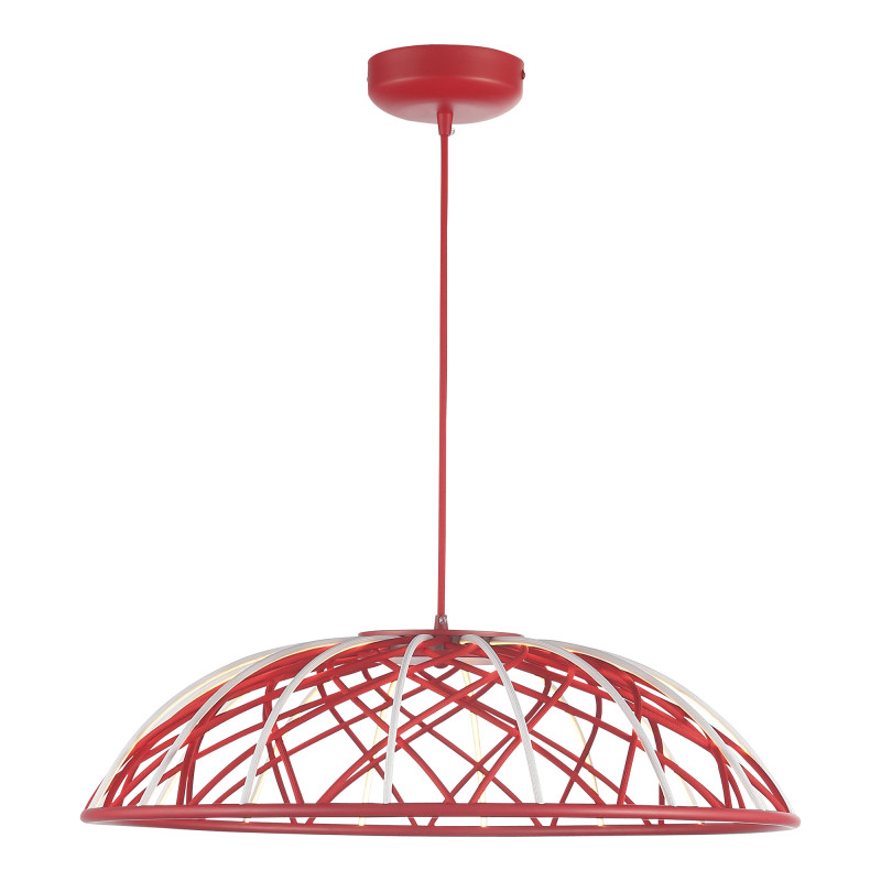 Подвесной светильник 61*200 см, LED, 20W,  3000К, ST-Luce BOUND SL6016.603.01 красный