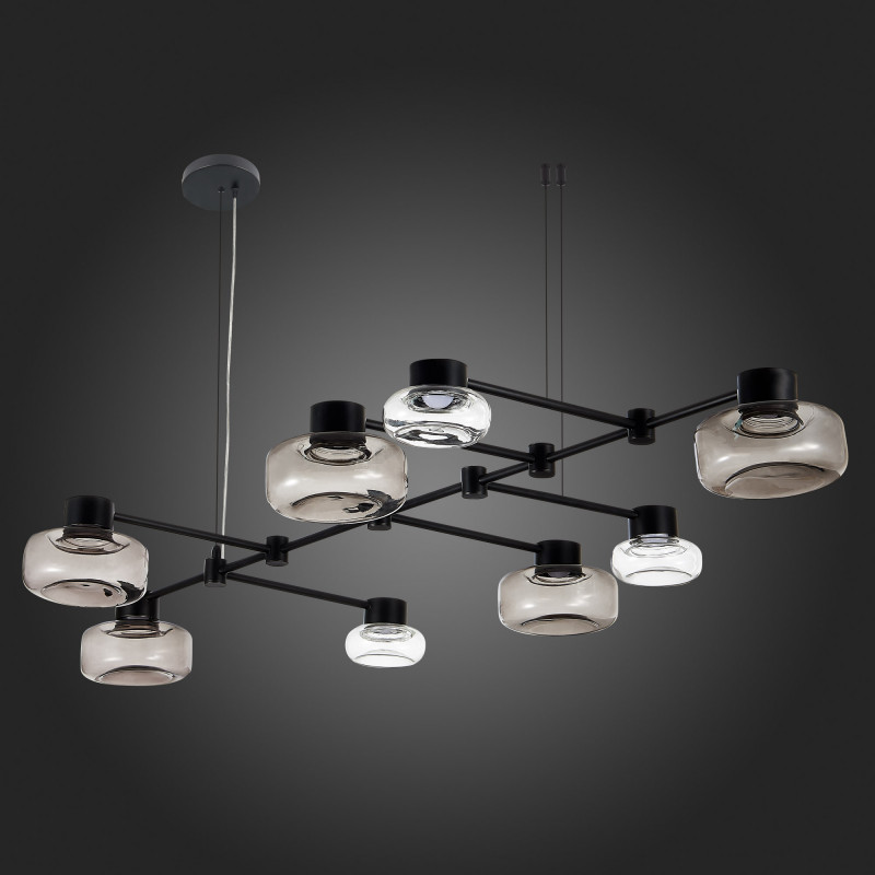 Светильник подвесной 138*70 см, 24W 3000K ST LUCE VALLO SL6005.403.08 Черный