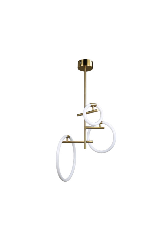 Люстра на штанге 51*115 см, LED, 45W, 3000K-6000K Zortes Jessy ZRS.01043.03, латунный