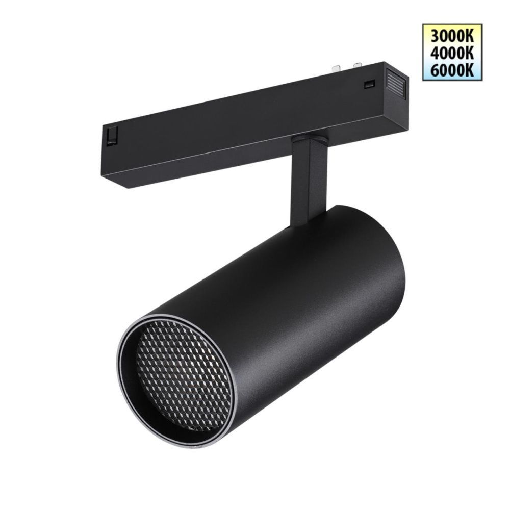Cветильник  18*7*20 см, 1*LED*30W, 3000/4000/6000K, Novotech VECTOR PORT 359960, черный,