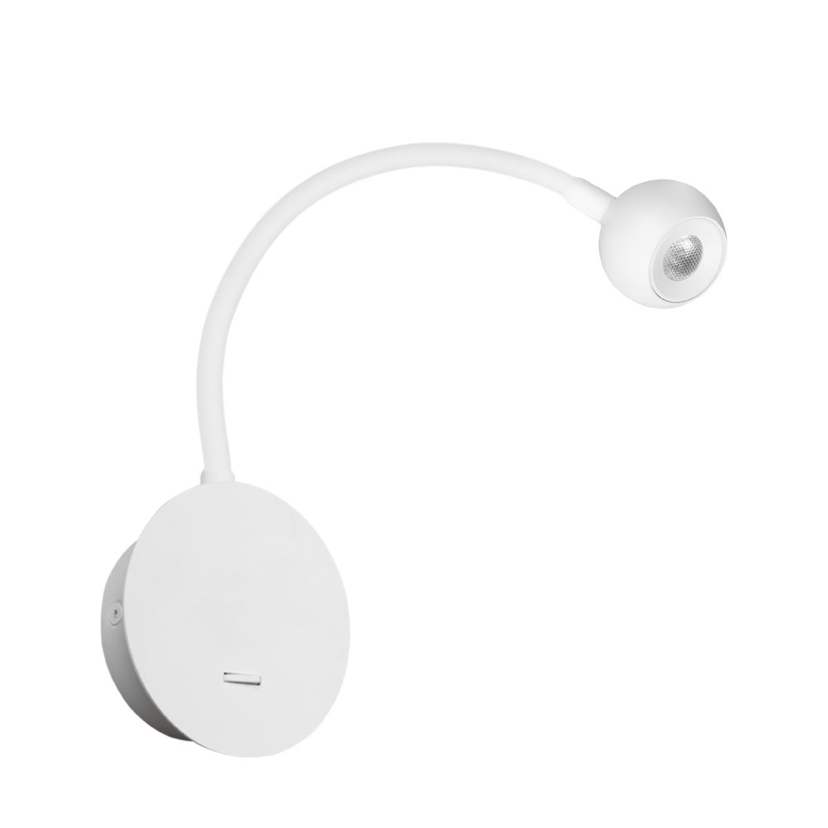Настенный светильник 10*51 см, 1*LED*3W 3200K LOFT IT Point 10254 White белый