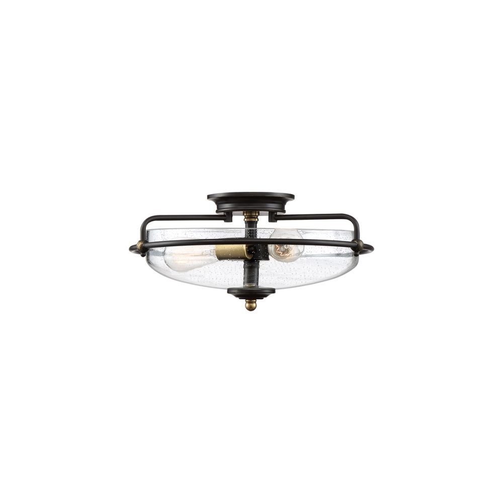 Светильник *42*21 см, E27*60W, Natural Concepts Quoizel Griffin QZ-TRILOGY-F-S-BATH, винтажная латунь