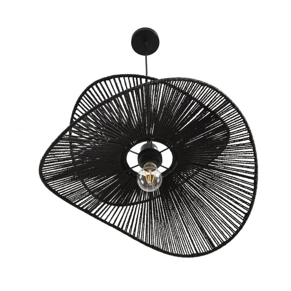 Подвес 9*50*126-126 см, 1*E27*40W, Lumion Rope 8382/1, черный