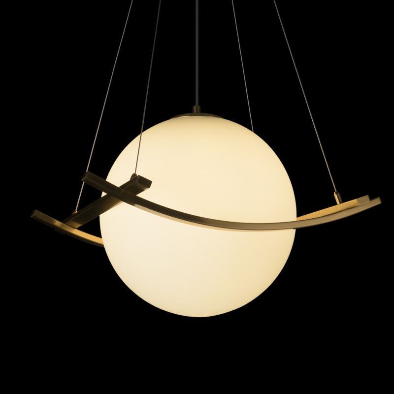 Подвесной светильник 43*43*-32,5 см, 1*E27*40W, LOFT IT Swing 10424/300, бронзовый