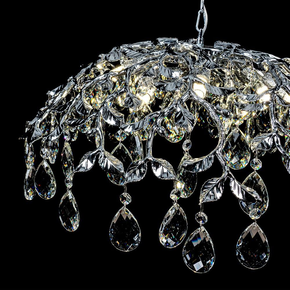 Подвесная люстра 60 см, MODELUX ML.8065.8 CR, хром